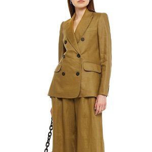 ZIMMERMANN LINEN COTTEN SUIT  SIZE 0